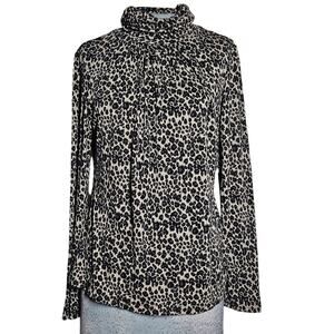 Animal Print Turtleneck Size Medium